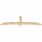 Ekena Millwork Bellingham Rough Sawn Timber Gable Bracket, Douglas Fir, 108"W x 31 1/2"H x 4"D x 6"F, 7/12 Pitch GBW108X31X0406BEL00RDF - alternate 3